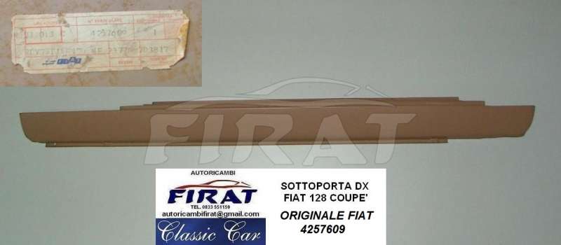 SOTTOPORTA FIAT 128 COUPE' DX ORIGINALE FIAT